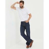 FatFace Regular Fit 5 Pocket Bootcut Jeans Dark Blue