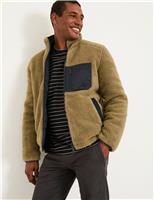 Textured Padded Bomber Jacket