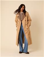 Pure Cotton Longline Trench Coat