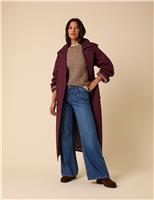 Pure Cotton Longline Trench Coat