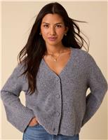 V-Neck Relaxed Fit Cardigan