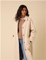 Pure Cotton Longline Car Coat
