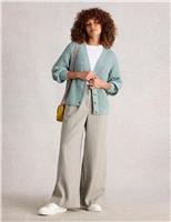 Ribbed Cable Knit Cardigan