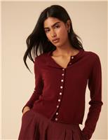 Pure Cashmere Cropped Cardigan