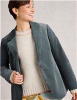 Cotton Rich Cord Single Breasted Blazer