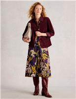 Cord Collared Relaxed Jacket