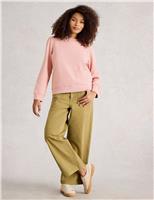 Cotton Rich Pocket Crew Neck Sweatshirt