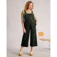 Cord Button Front Dungarees