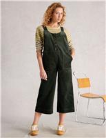 Cord Button Front Dungarees