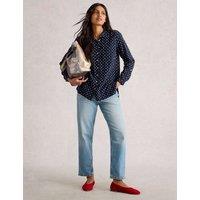 Pure Cotton Printed Collared Shirt