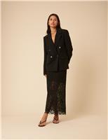 Cotton Rich Broderie Midaxi Slip Skirt