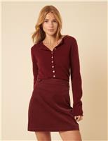 Pure Cotton Mini A-Line Skirt