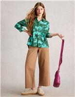 Pure Cotton Embroidered Collared Shirt