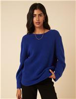 Twist Back Relaxed Jumper