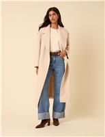 Brushed Relaxed Longline Coat
