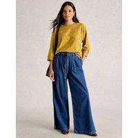 Pure Cotton Embroidered Top