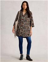 Printed Collared Neck Tunic
