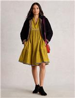 Pure Cotton Printed Skater Dress