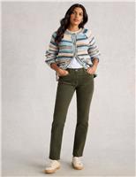 Cord Straight Leg Trousers