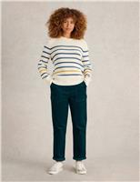 Cord Straight Leg Trousers