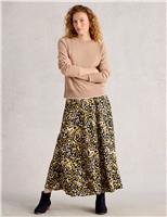 Merino Wool Blend Tipped Crew Neck Jumper