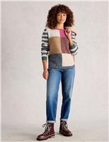 Colour Block Crew Neck Jumper