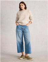 Wool Rich Tipped Crew Neck Jumper