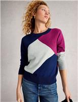 Merino Wool Blend Striped Jumper