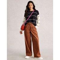 Pure Cotton Colour Block Striped Jumper