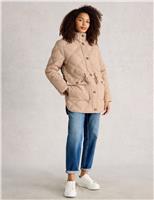 Quilted Hooded Coat