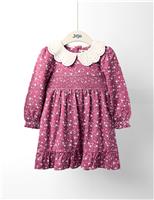 Pure Cotton Floral Broderie Smocked Dress (6 Mths - 7 Yrs)