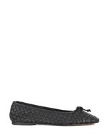Leather Woven Slip On Flat Ballet Pumps