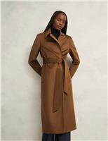 Pure Wool Double Breasted Trench Coat