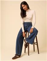 Tie Waist Wide Leg Jeans