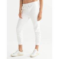 Lilybod Millie Cotton Rich Cuffed Slim Fit Joggers White