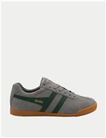Gola Men's Harrier Suede Stripe Trainers Brown Mix