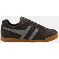 Gola Men's Harrier Suede Stripe Trainers Brown Mix