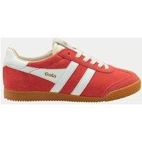 Gola Elan Suede Trainers Orange Mix