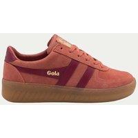 Gola Grandslam Suede Trainers Orange Mix