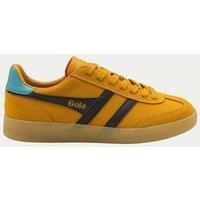 Gola Viper Suede Colour Block Trainers Yellow Mix