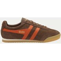 Gola Men's Apollo Suede Stripe Trainers Brown Mix