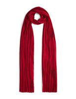 Pure Silk Printed Pleated Scarf