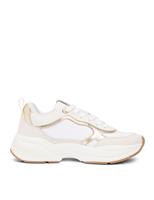 Tommy Hilfiger Leather Metallic Chunky Trainers White Mix