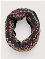 Merino Wool Rich Knitted Jacquard Snood