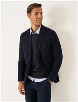 Regular Fit Cotton Rich Blazer