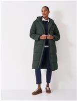 Padded Hooded Longline Puffer Coat