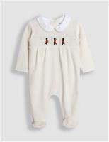 Cotton Rich Patterned All in One (0-18 Mths)