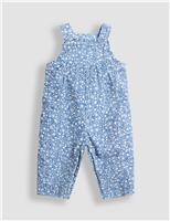 Cord Ditsy Floral Dungarees (0-4 Yrs)