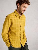 Regular Fit Corduroy Checked Shirt