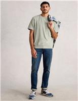 Pure Cotton Patch Pocket Crew Neck T-Shirt